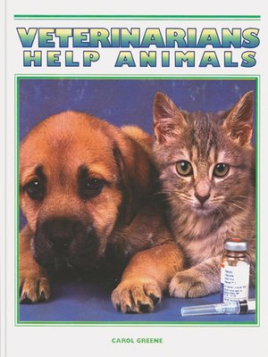 cover image of Veterinarians Help Animals